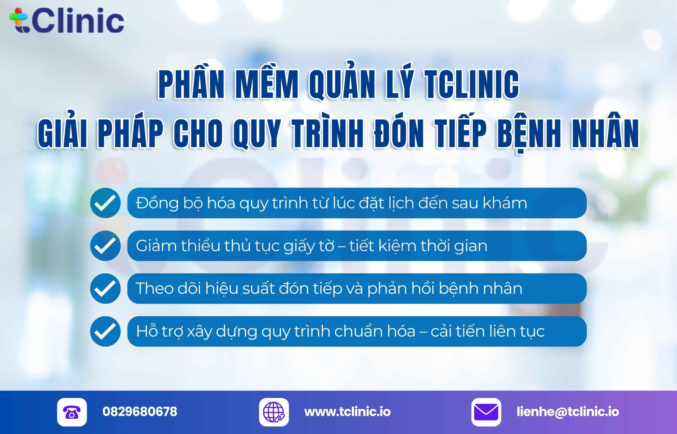 Quy Trình Đón Tiếp Bệnh Nhân Chuyên Nghiệp Nhân Văn 6 Phần Mềm Quản Lý tClinic - Giải Pháp Cho Quy Trình Đón Tiếp Bệnh Nhân