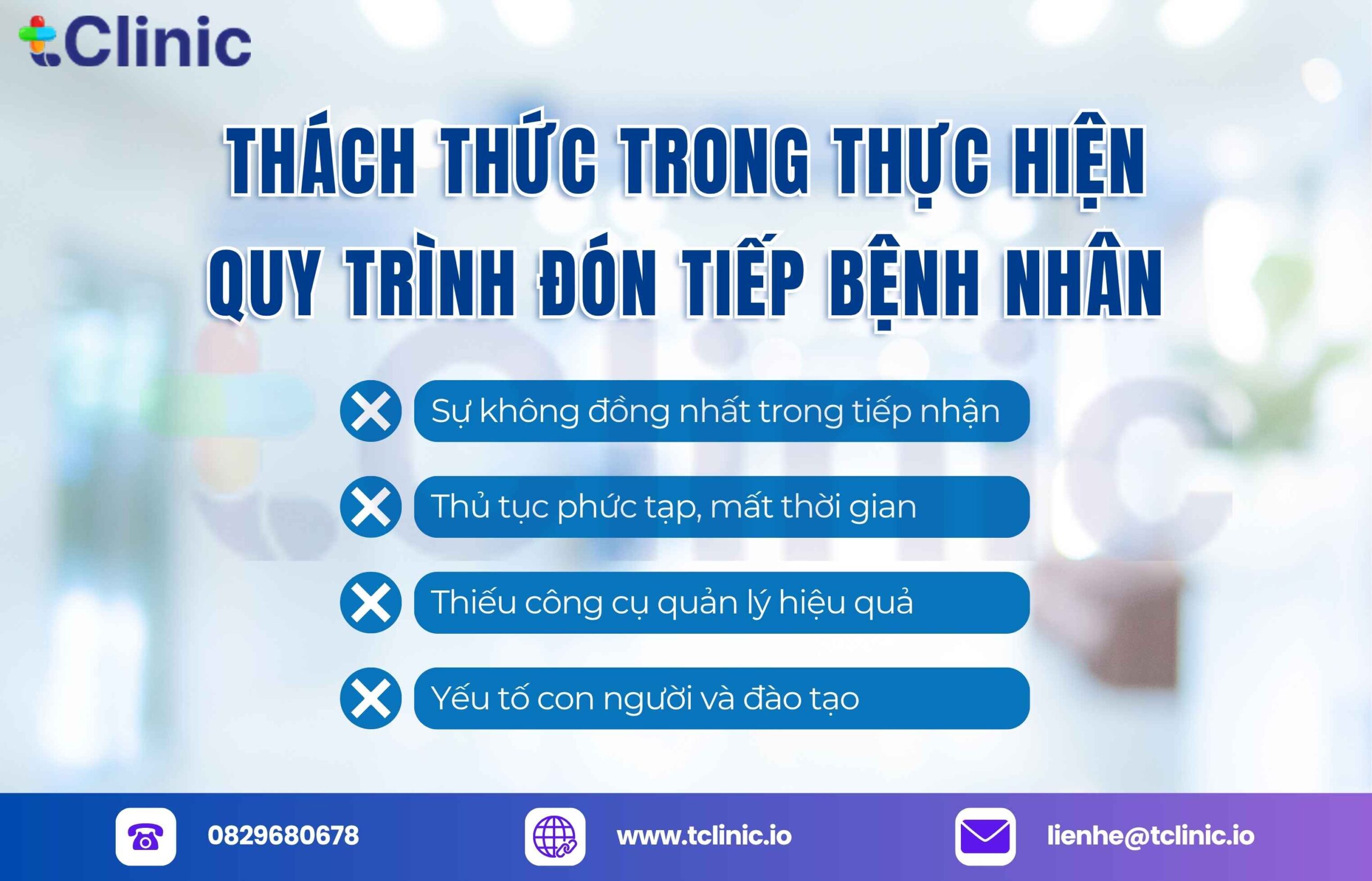 Quy Trình Đón Tiếp Bệnh Nhân Chuyên Nghiệp Nhân Văn 5 Thách thức trong thực hiện quy trình đón tiếp bệnh nhân