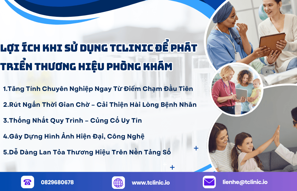 Xây Dựng Thương Hiệu Phòng Khám: Từ Nhận Diện Đến Niềm Tin 5 Ảnh Mô Tả Lợi Ích Khi Ứng Dụng Giải Pháp Công Nghệ Vào Xây Dựng Thương Hiệu Phòng Khám