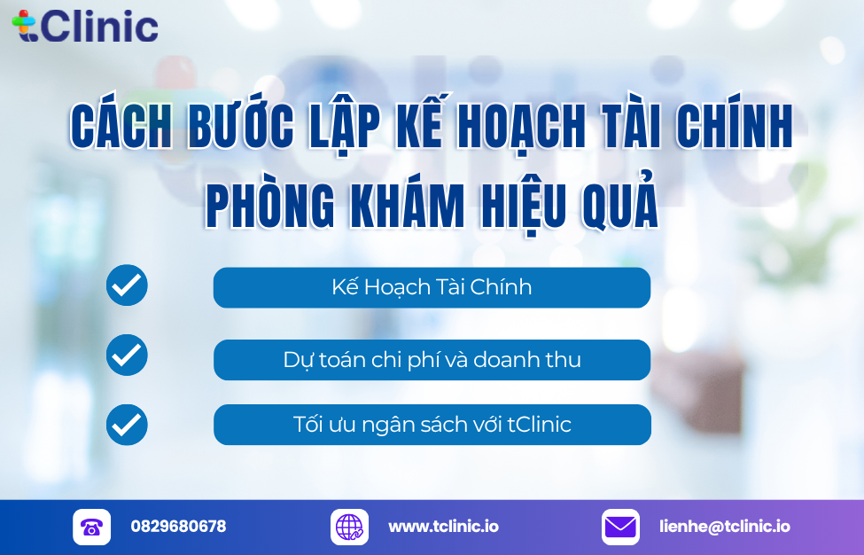Cách Bước Lập Kế Hoạch Tài Chính Phòng Khám Hiệu Quả