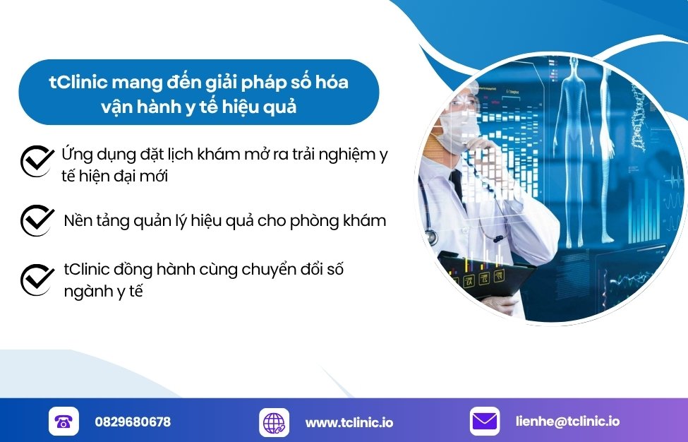 tClinic mang đến giải pháp số hóa vận hành y tế hiệu quả