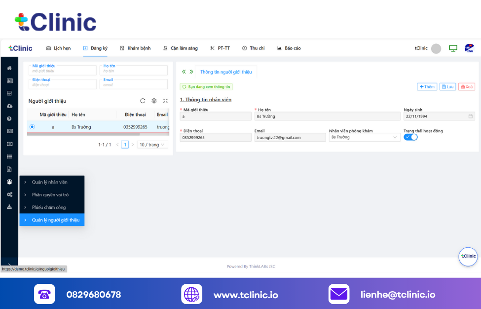 Giới thiệu về Phần mềm quản lý phòng khám đa khoa tClinic