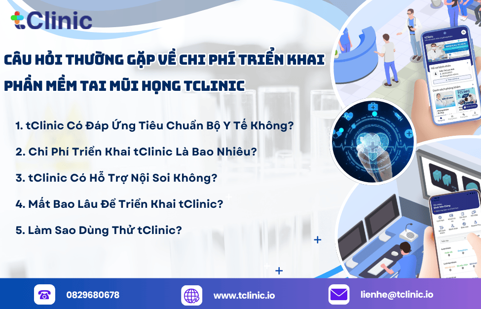 Câu Hỏi Thường Gặp Về Chi Phí Triển Khai Phần Mềm Tai Mũi Họng tClinic