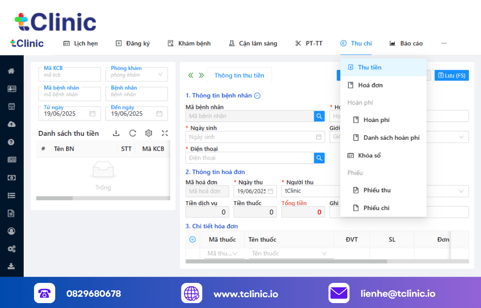 Tích hợp chữ ký số trong phần mềm phòng khám Đông y tClinic 6 Quy trình triển khai chữ ký số trong phần mềm tClinic