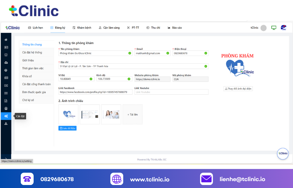 Các tính năng của phần mềm phòng khám đông y tClinic 1 Tổng quan phần mềm tClinic cho phòng khám Đông y