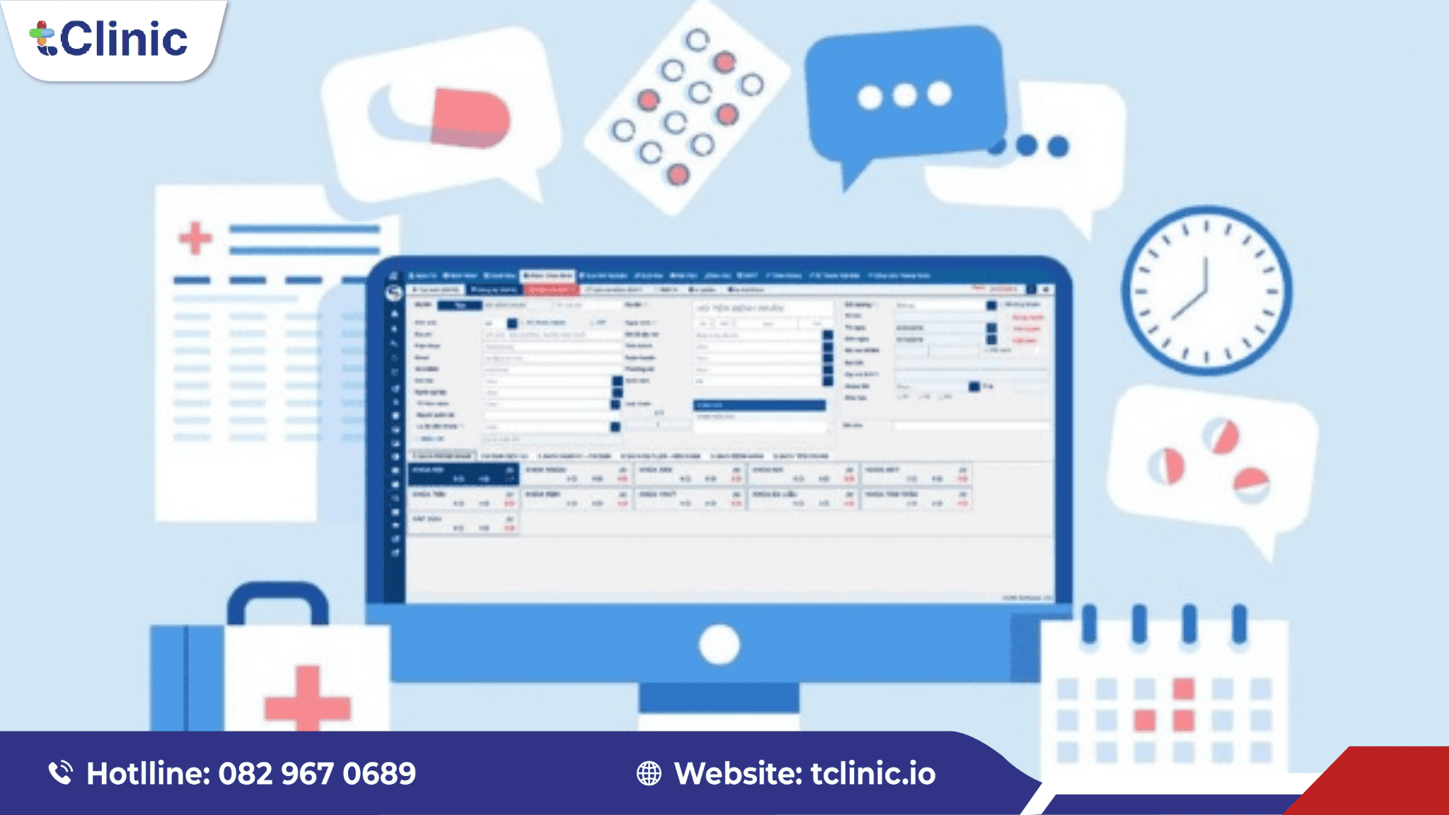 Cách nhận tư vấn báo giá & demo miễn phí từ tClinic 1 Cung cấp quy mô, số người dùng và tính năng cần thiết để được tư vấn đúng gói