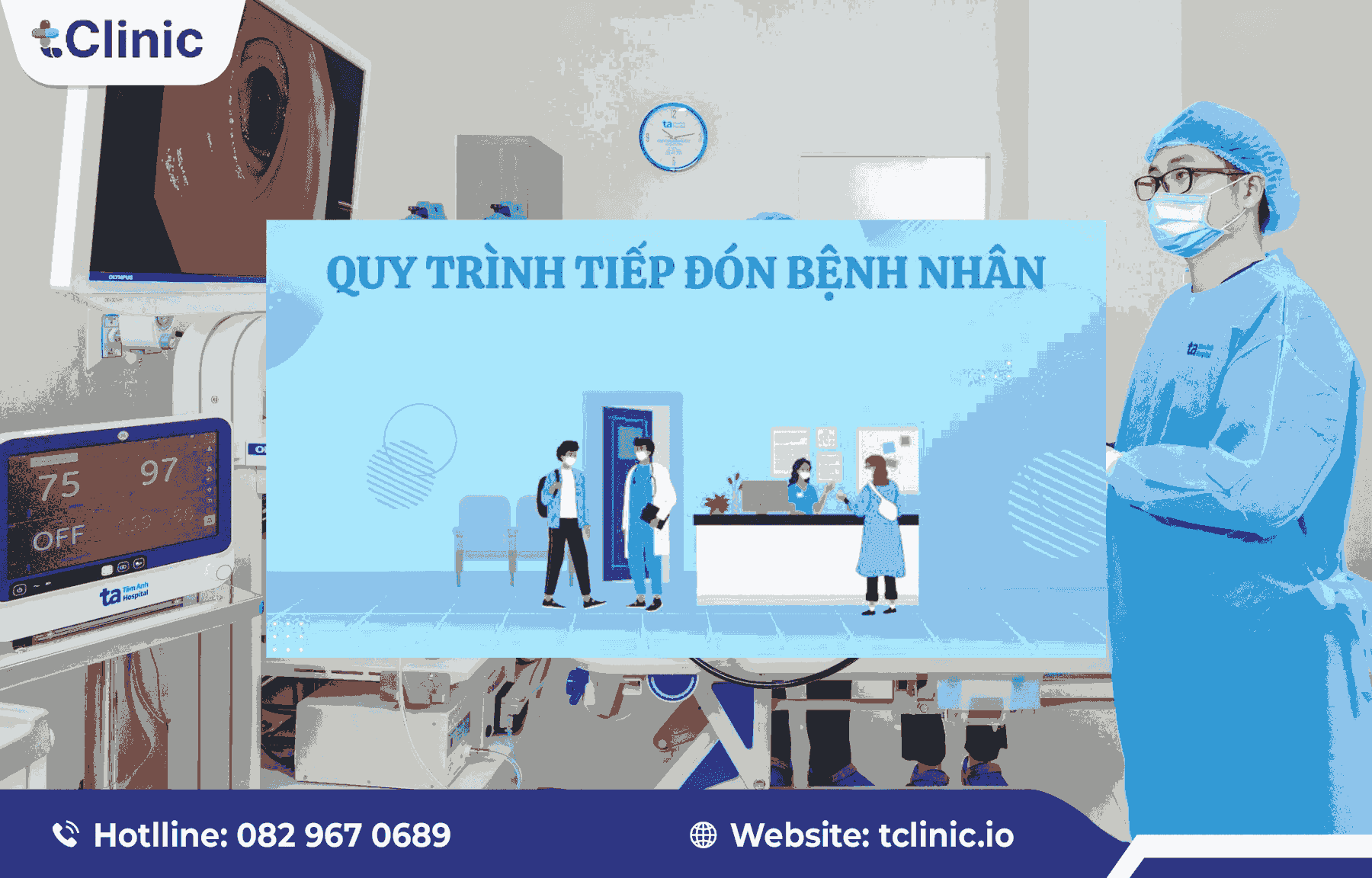 Quy trình tiếp nhận bệnh nhân bằng phần mềm phòng khám nội khoa 3 Lập và cập nhật hồ sơ bệnh án điện tử cho bệnh nhân.