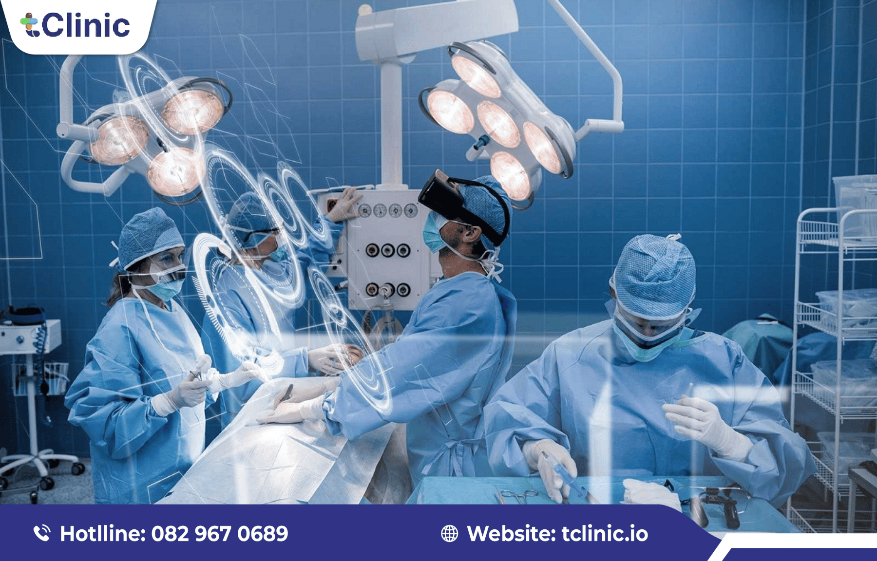 Hình ảnh minh họa quy trình hỗ trợ vận hành phần mềm tClinic.